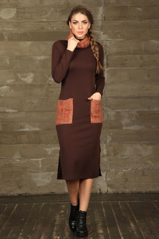 Теплое платье + снуд Mondigo