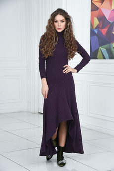 Платье с длинными рукавами митенками Mondigo