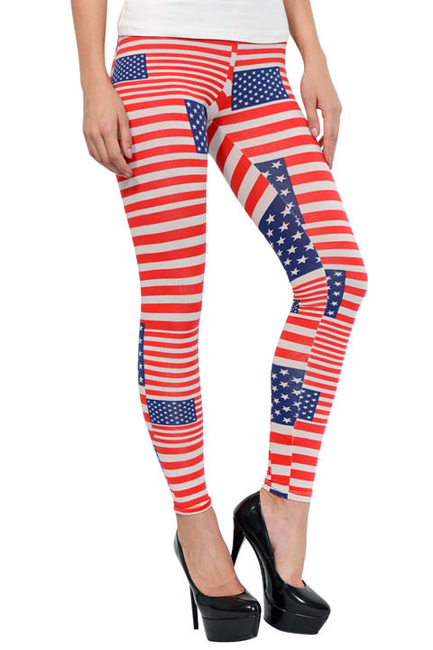 Фото товара 6242, легинсы флаг америки