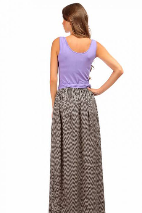 Фото товара 6742, платье майка в пол