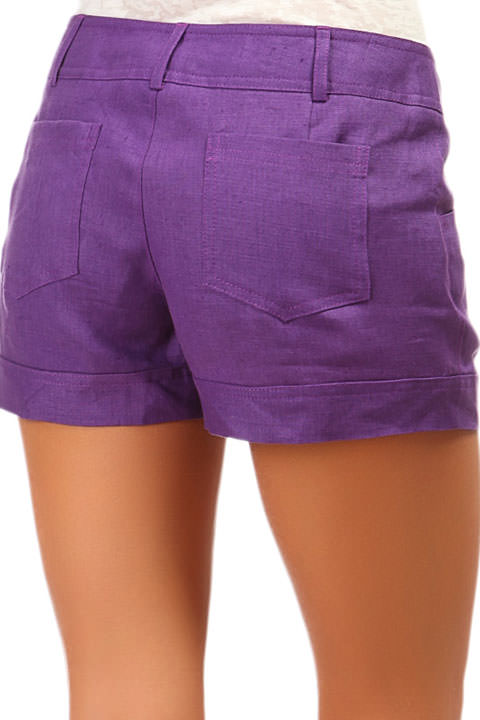 Фото товара 6846, фиолетовые женские шорты