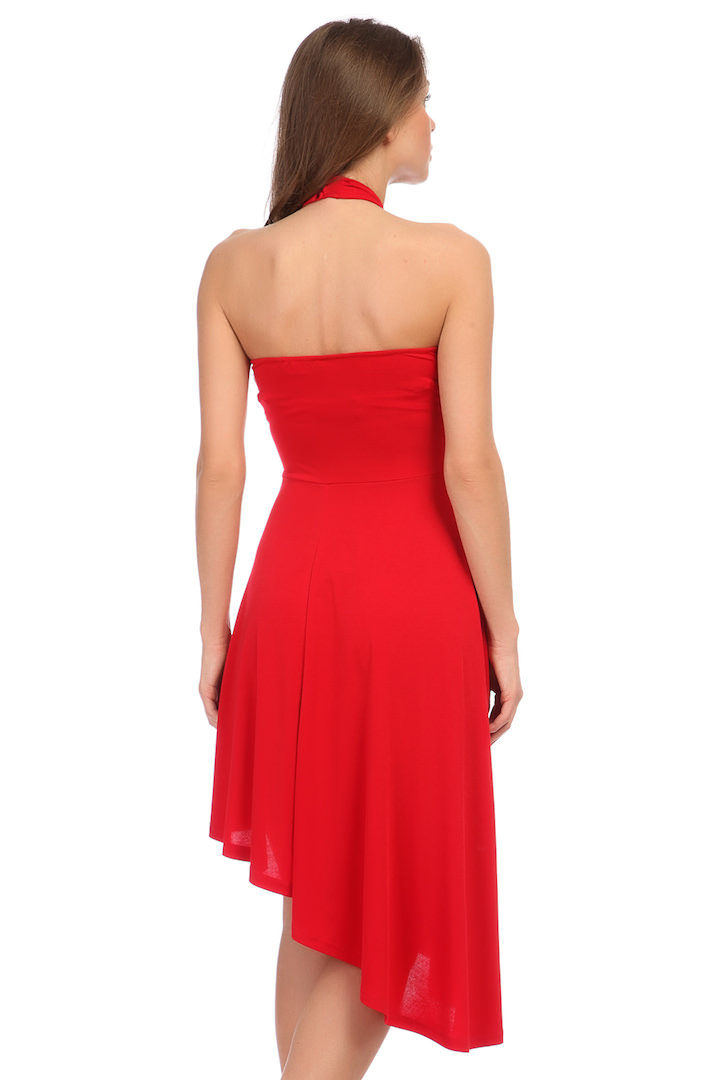 Фото товара 7183, асимметричное вечернее платье