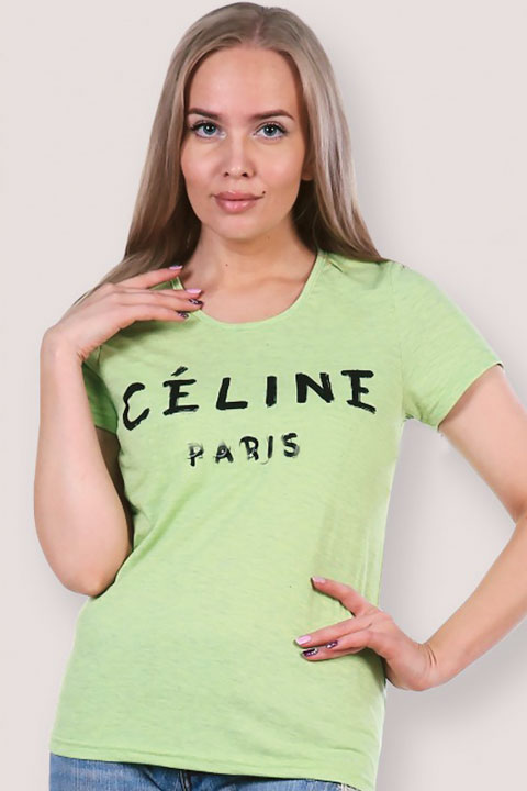 Фото товара 9171, футболка из хлопка celine