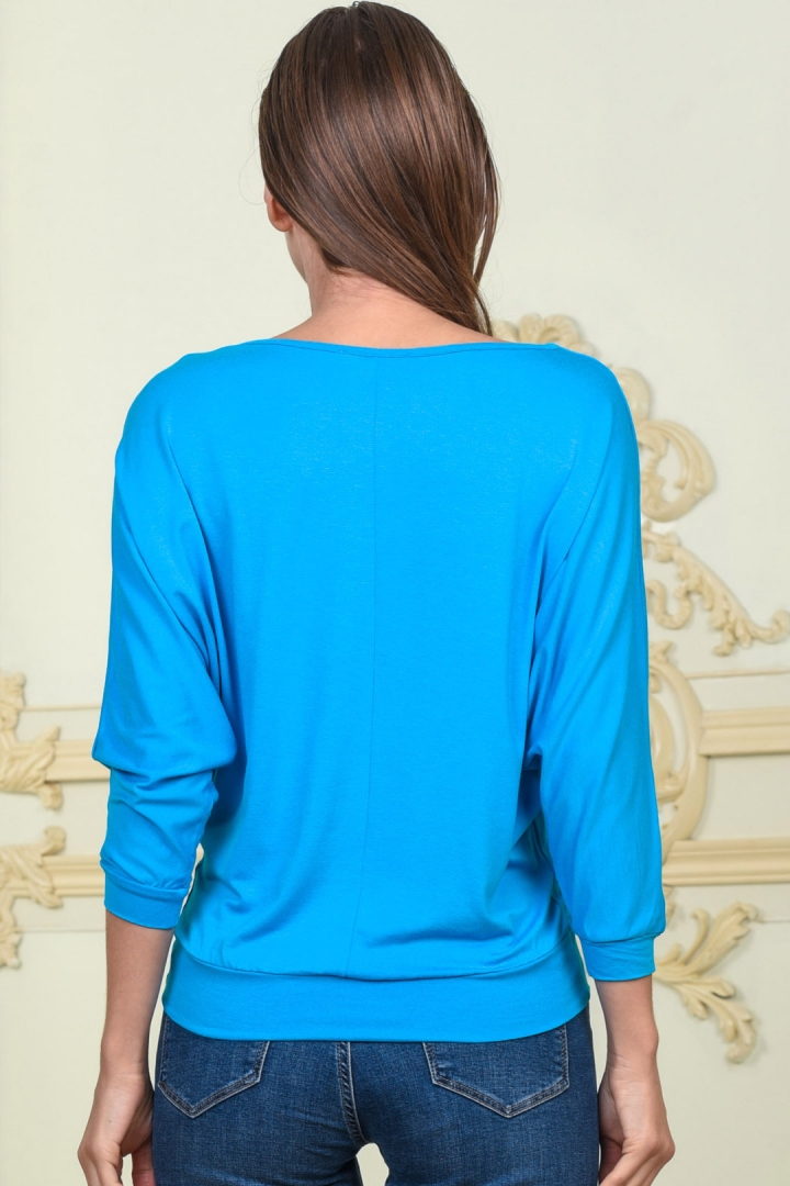 Фото товара 7220, блузка с рукавами летучая мышь