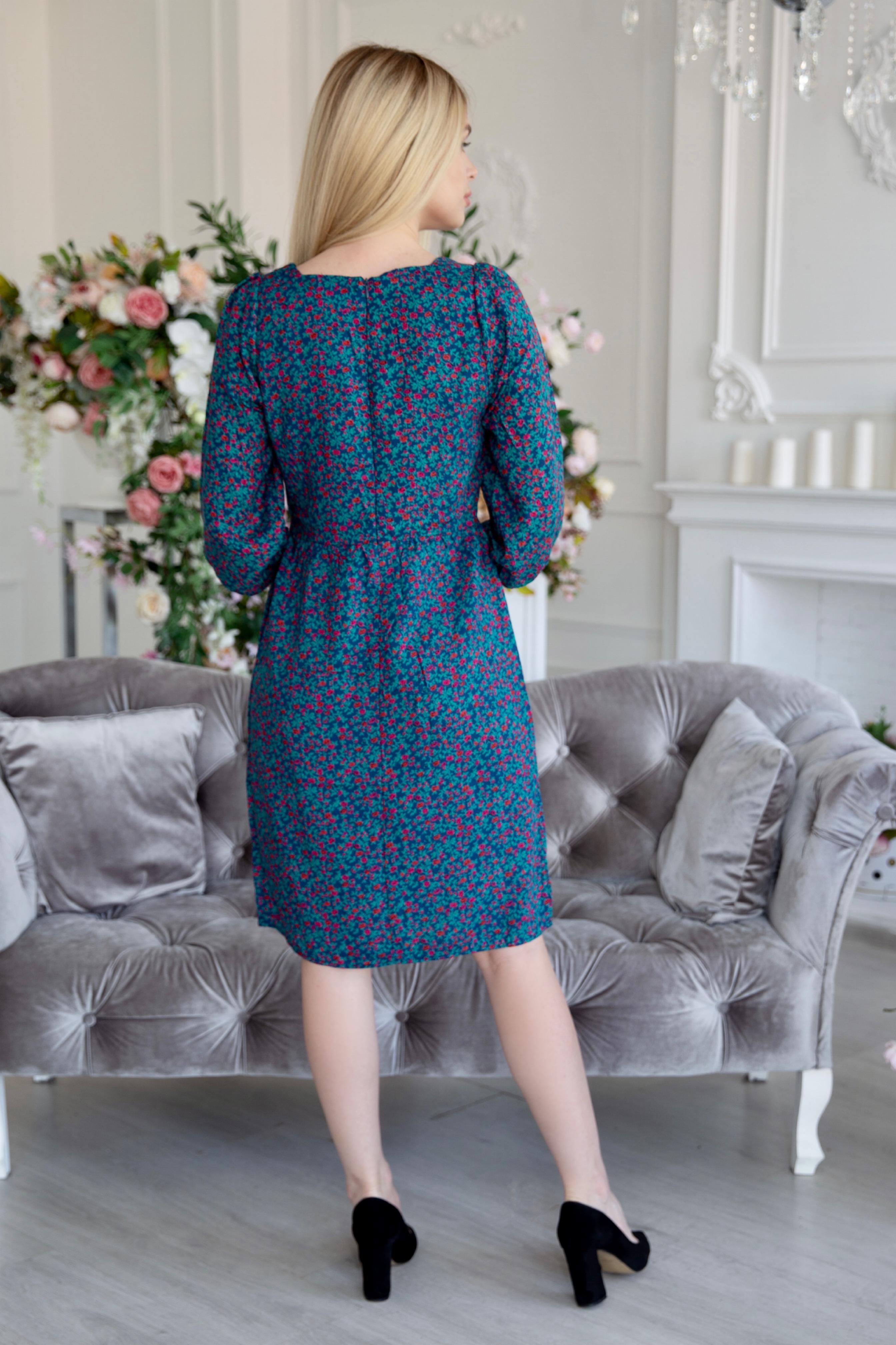 Фото товара 20939, повседневное платье миди