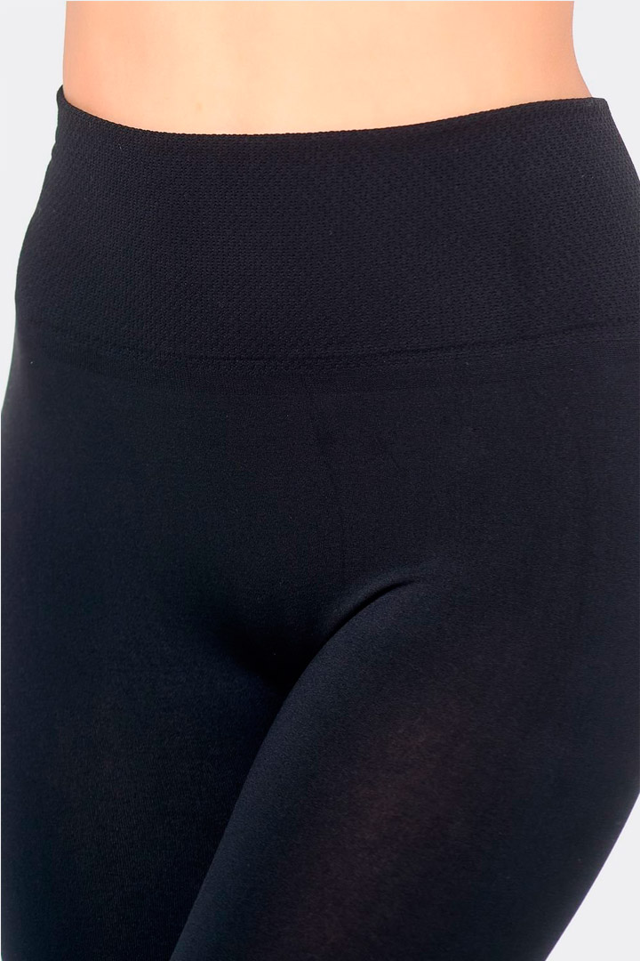 Фото товара 15468, теплые черные легинсы