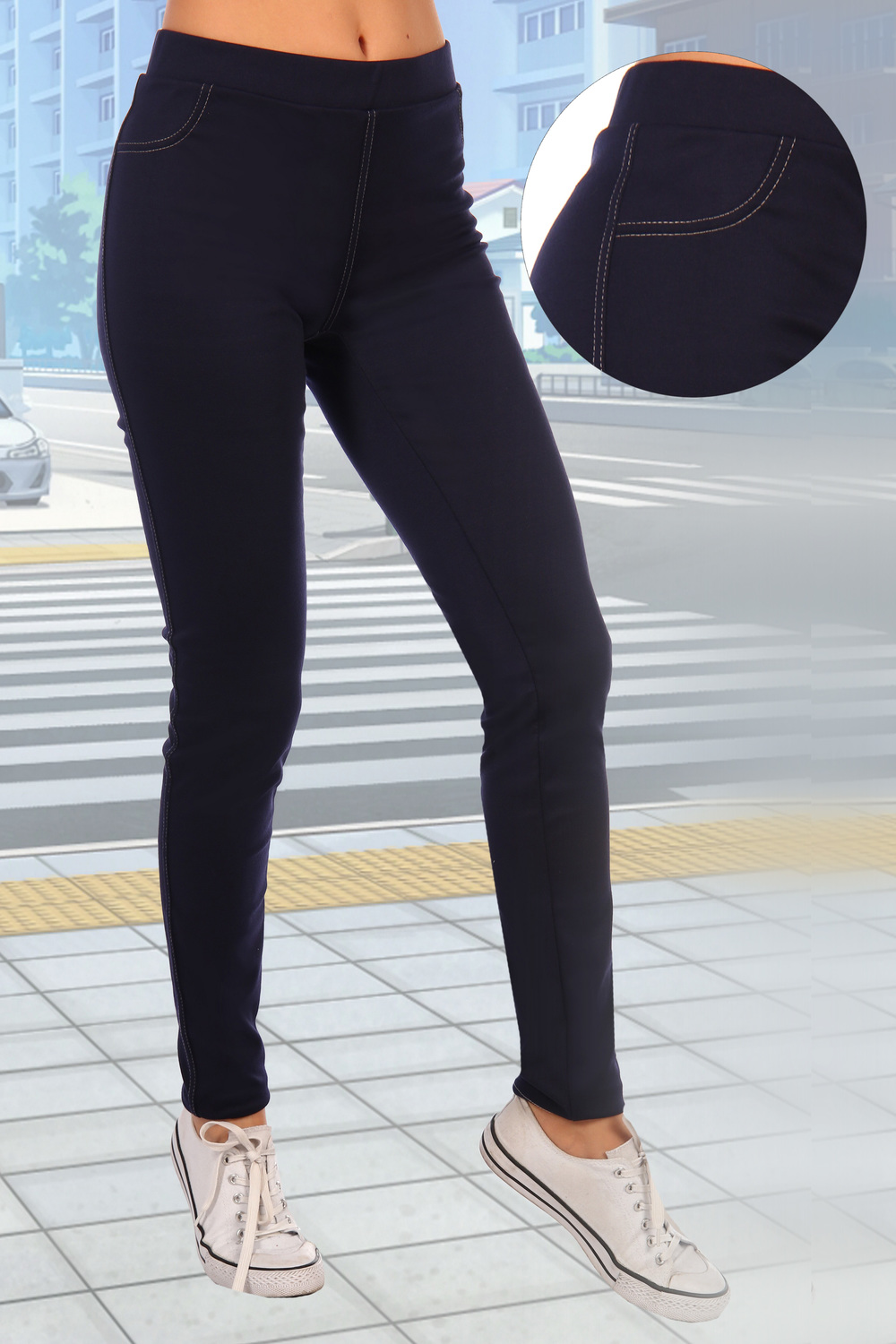 Фото товара 15646, брюки джегинсы