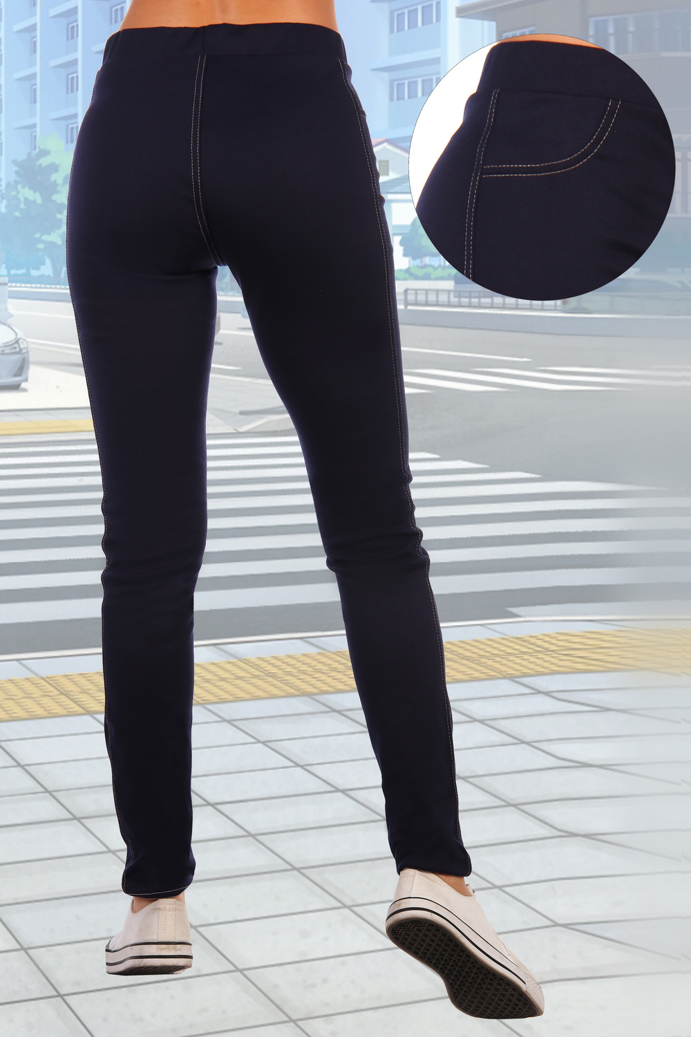 Фото товара 15647, брюки джегинсы