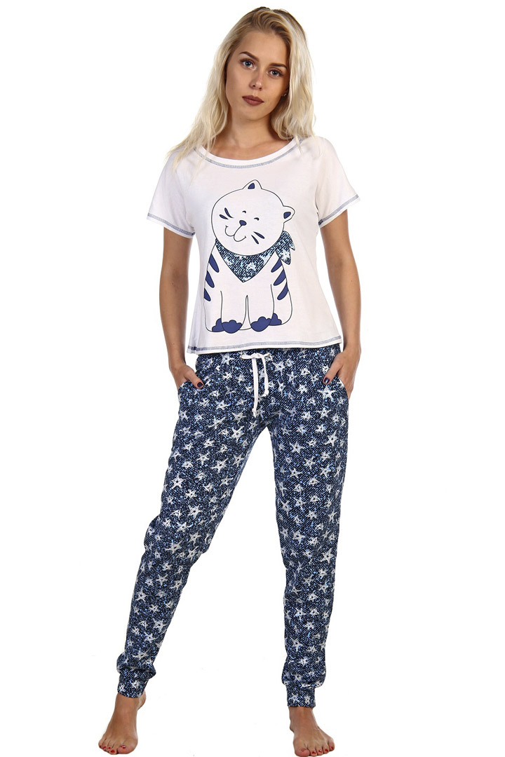 Фото товара 15809, домашний костюм с котом