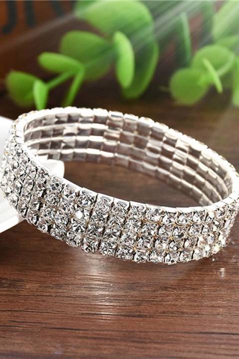 Фото товара 15856, браслет со стразами