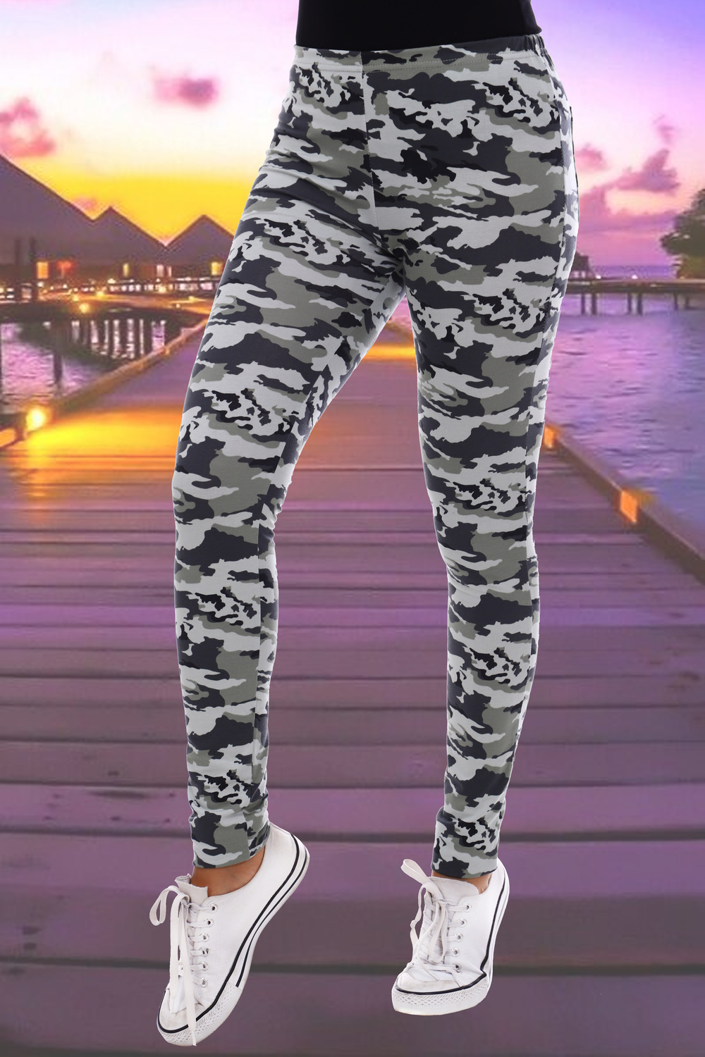 Фото товара 16684, легинсы камуфляж