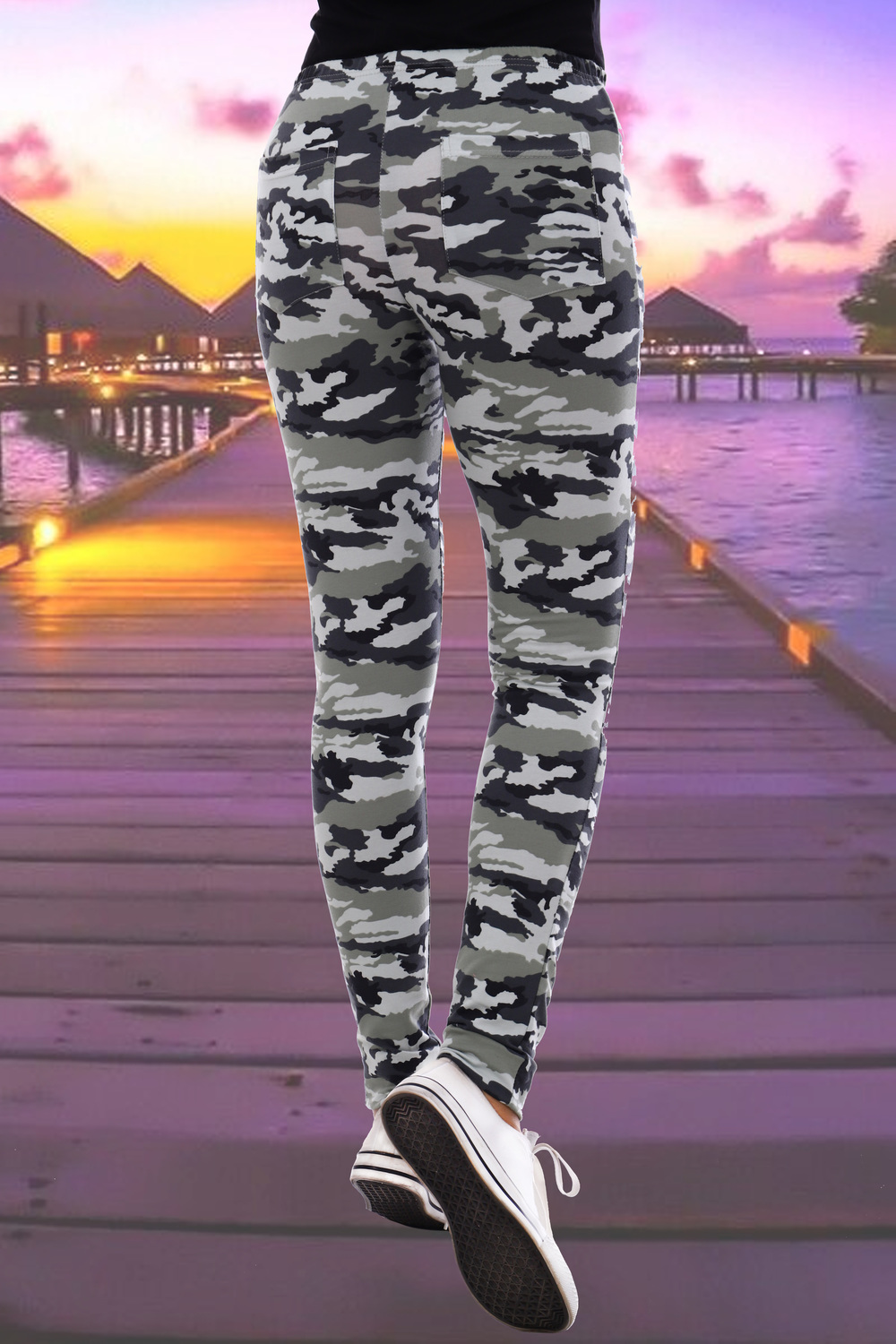 Фото товара 16685, легинсы камуфляж