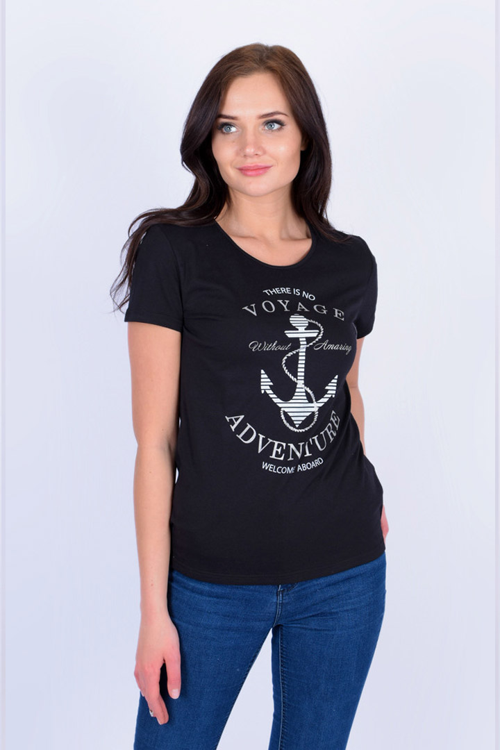 Фото товара 17343, футболка с якорем