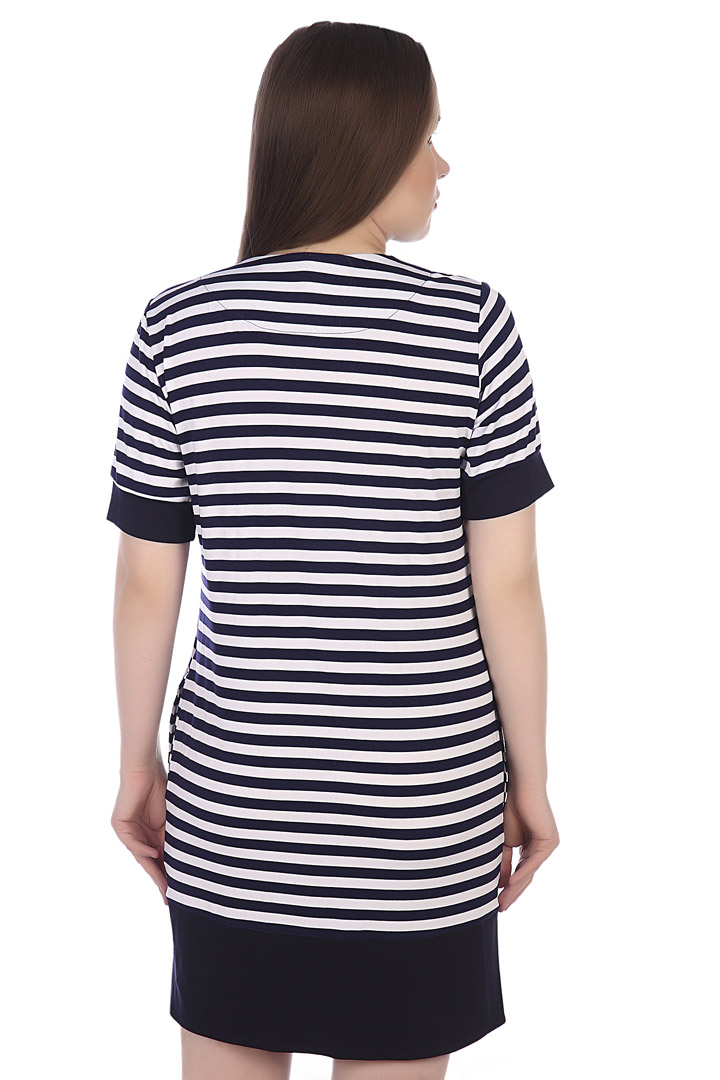 Фото товара 17452, халат черный в полоску