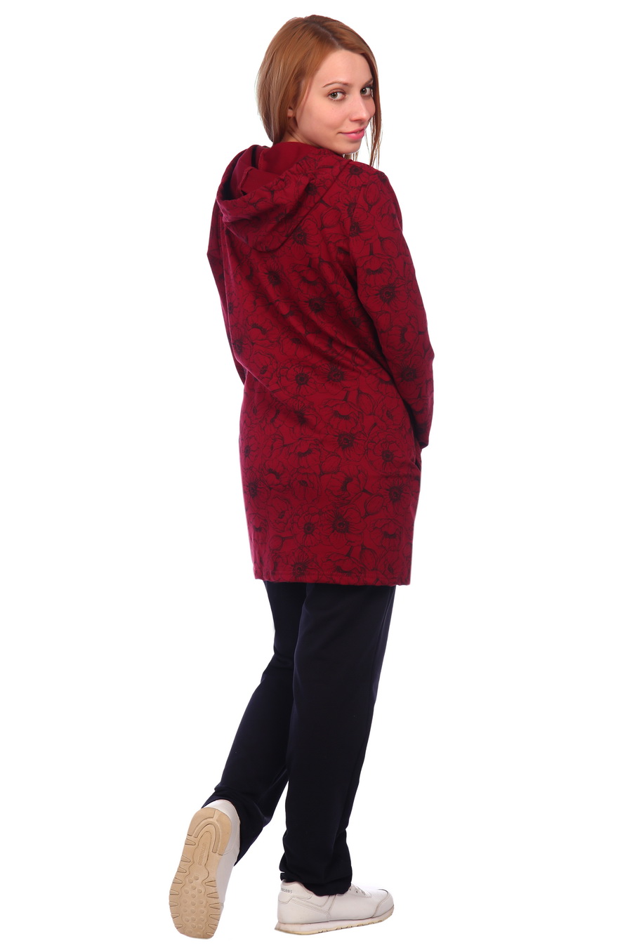 Фото товара 18336, теплый костюм с удлиненной толстовкой