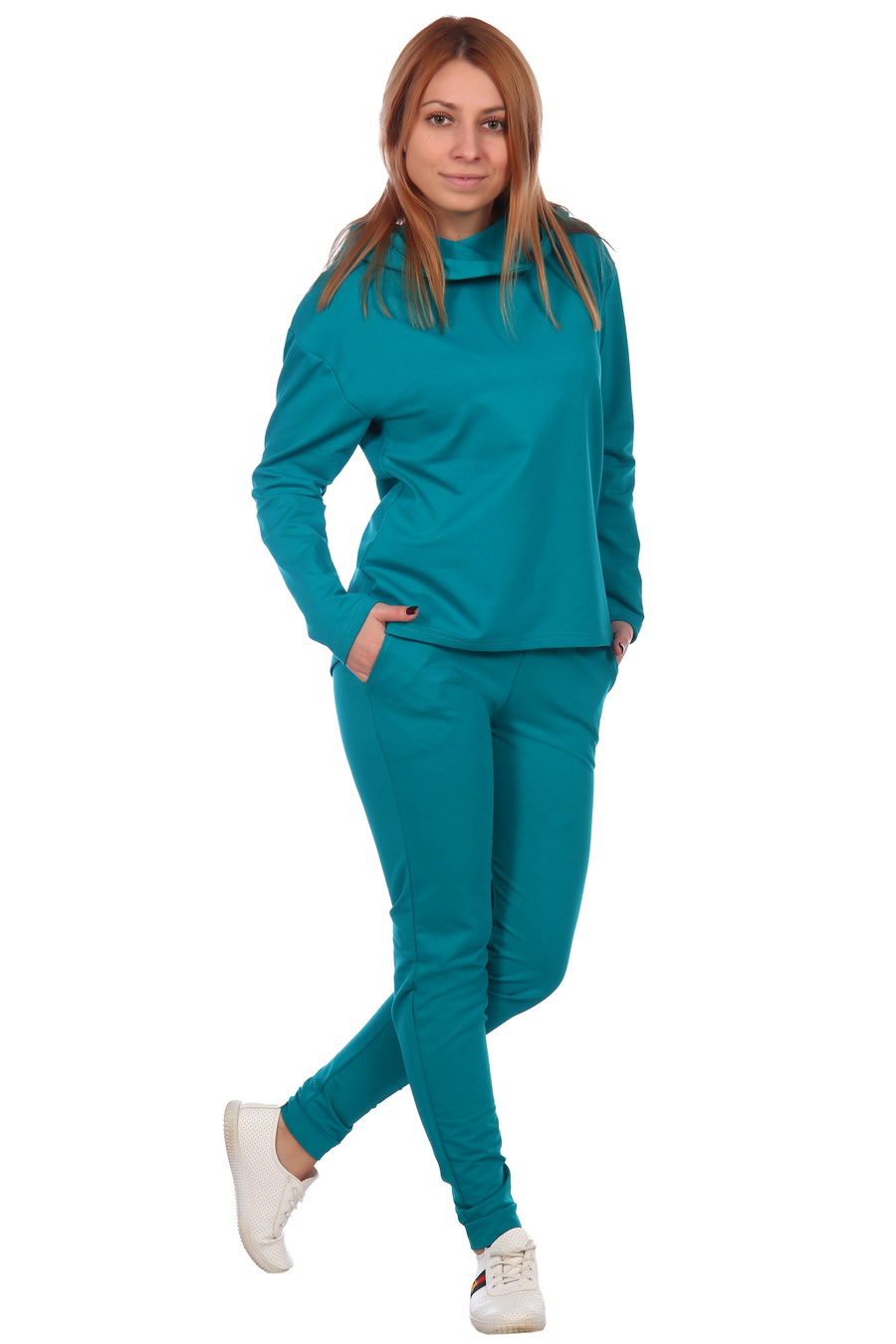 Фото товара 18351, изумрудный женский костюм