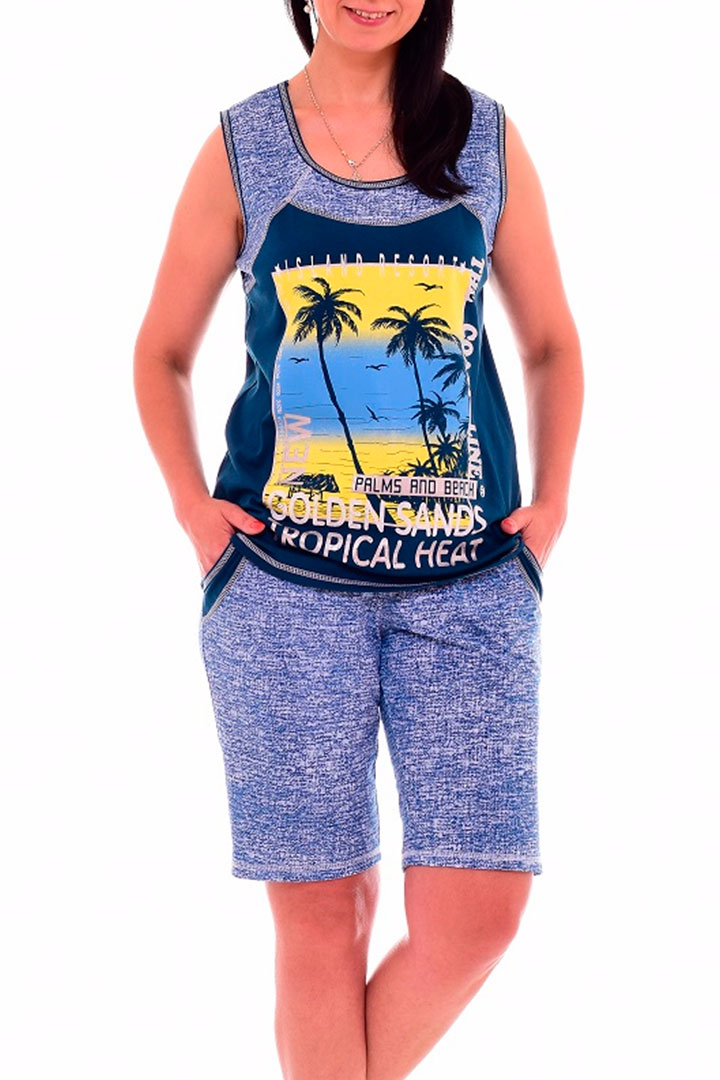 Фото товара 19141, костюм с шортами