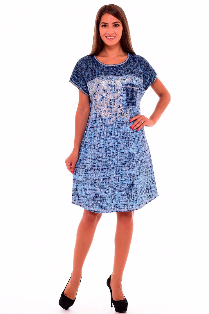 Фото товара 19168, голубая туника