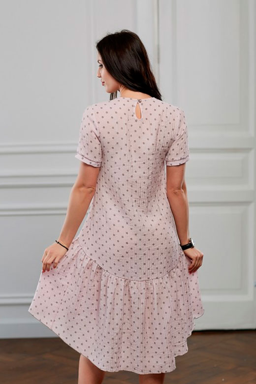 Фото товара 19269, свободное пудовое платье