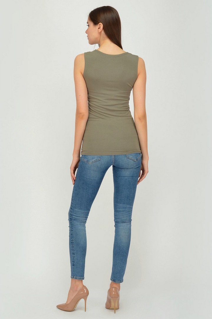 Фото товара 19934, топ цвета хаки