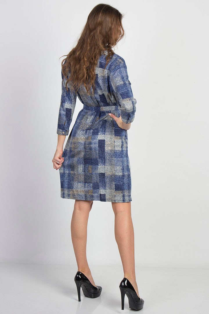 Фото товара 20175, платье-рубашка с поясом