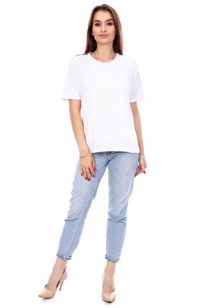 Фото товара 20387, простая белая футболка